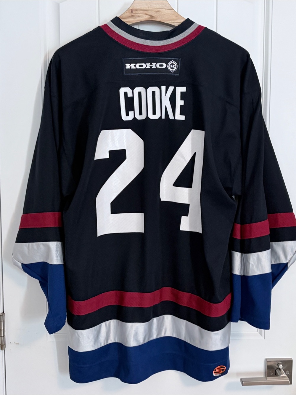 KOHO Vancouver Canucks Matt Cooke Blue West Coast Express Jersey Size XL